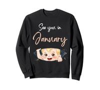 Mom To Be January Baby Pregnancy Announcement Quote Sweatshirt