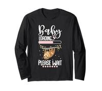 Mom to Be Sloth Baby Loading Pregnancy Humor Long Sleeve T-Shirt