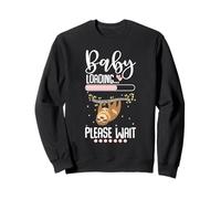 Mom To Be Sloth Baby Loading Pregnancy Humor Sweatshirt