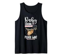 Mom to Be Sloth Baby Loading Pregnancy Humor Tank Top
