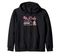Mom To Be Sloth Baby Loading Pregnancy Humor Zip Hoodie