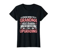 Mom To Grandma To Great Grandma Cute Grandmother T-Shirt
