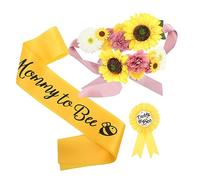 Mom to Sash Flower Belt Polyester Pregnancy Photo Props