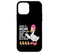 Mom Trying to Keep Her Ducks in a Row Coffee Duck Case for iPhone 12 mini