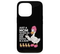 Mom Trying to Keep Her Ducks in a Row Coffee Duck Case for iPhone 13 Pro