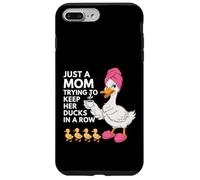 Mom Trying to Keep Her Ducks in a Row Coffee Duck Case for iPhone 7 Plus/8 Plus