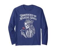 Mom UNBOTHERED by Negative Souls Mental Health Depression Long Sleeve T-Shirt