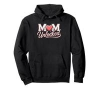 Mom Unlocked 2026 First Time Mama Level Up New Pullover Hoodie