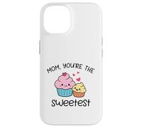 Mom You're The Sweetest Cute Kawaii Cupcake Mother Design Case for iPhone 14