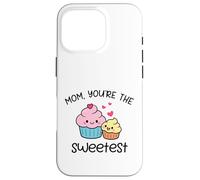 Mom You're The Sweetest Cute Kawaii Cupcake Mother Design Case for iPhone 16 Pro