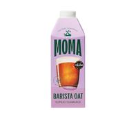 MOMA - Barista Oat Drink - 750ml • 100% Plant-Based & Vegan • Perfectly Foamable for Coffee • Made with British Oats for Creamy Taste • No Added Sugar • Enriched with Vitamins (Pack of 6)