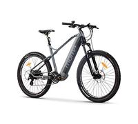 Moma Bikes, EMTB 27.5 Inch, Aluminum, Full SHIMANO 24 Speeds, Front Suspension and Hydraulic Disc Brakes and Integrated Bat. Ion Lithium 48V 13Ah (Different