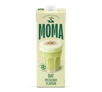 MOMA - Pistachio Flavoured Oat Drink - 1L • 100% Plant Based & Vegan • Perfectly Foamable & Non-Splitting • Nut Free • Enriched with Vitamins • Indulgent & Creamy