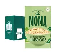 MOMA Porridge PLAIN (No Added Sugar) Breakfast Jumbo Oats - Box of 6 x 450g - Gluten Free, High in Fibre, Source of Protein, Rich in Vitamin B6 - Made in UK