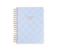 momAgenda Desktop Spiral Planner for Busy Moms with Space to Organize Schedules and Appointments for Up To Four Children- 18 Month Calendar (July 2025-December 2026) (Blue Damask)