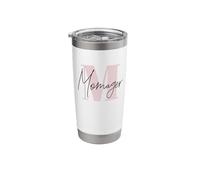Momager Funny Mom Manager Pun Stainless Steel Insulated Tumbler