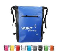 MOMAHUA 25L Dry Bag,Blue Waterproof Bag Backpack with Adjustable Shoulder Strap,Large Capacity Swimming Bags 2L/5L/10L/15L/20L/25L/30L Dry Sack for Paddle Boarding,Wet Bags for Travel,Outdoor Camping