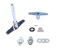 MOMAID Garage Door Lock Dummy T Handle Assembly Non-Locking Door Hardware Kit (Without Keys) Chrome Plated