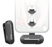 Moman Lavalier Wireless Microphone Lapel Microphone USB-C Wireless 2.4GHz Car Noise Canceling 120 m for Android Huawei Psmart Mate P40 Samsung Galaxy Type-C Mobile Phone Smartphone Laptop Tablet