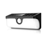 Moman Linkable Solar Wall Lights 1 Pack, Motion Sensor Outdoor Security Lights with Synchronised Activation, IP65 Waterproof LED Wall Lights for Balcony, Garden and Garage