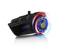 Moman Motorcycle Intercom Headset, CP-E 6 Riders 2000M Group Helmet Communication System, Universal Pairing Music Sharing FM Radio Noise Cancellation Waterproof, Helmet-Intercom-Headset-Motorbike