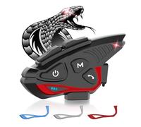 Moman Motorcycle Intercom Headset, CP-S 8 Riders 2000M Group Helmet Communication System Universal Pairing with Noise Cancellation Music Sharing Waterproof 1 Pack, Helmet-Intercom-Headset-Motorbike