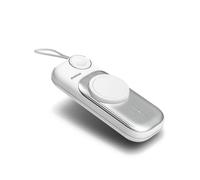 MOMAX 3 in 1 Wireless Charger, 10000mAh MFi Certified Wireless Charger Station, 15W Compact Wireless Charger, Magnetic Travel Charging Station for iPhone 16/15/14/13/12, AirPods, Apple Watch