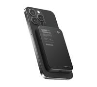 MOMAX Q.MAG Magnetic Power Bank Qi2 Certified, Ultra-Slim 10000mAh Magnetic Portable Charger - 15W Wireless Portable Charger for MagSafe iPhone Series & Android, MTT Cooling Tech Battery Pack, Black