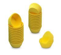 Mombake Mini Cupcake Cases Premium Greaseproof Muffin Baking Cups(Yellow, 500-Count)