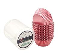 Mombake Standard Rose Gold Foil Cupcake Cases Muffin Baking Cups for Party and More, 200-Count