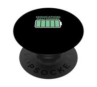 Momcation Fully Charged Relaxation Recharge Vacation PopSockets Adhesive PopGrip