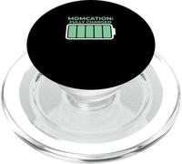 Momcation Fully Charged Relaxation Recharge Vacation PopSockets PopGrip for MagSafe
