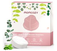 Momcozy 14 Pack Shower Steamers Spa Gifts - Eucalyptus Leaf Shape, with Natural Peppermint & Eucalyptus Essential Oil for Relaxation, Long-Lasting, Thoughtful Birthday and Holiday Gifts for Her/Him