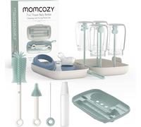 Momcozy 7 in 1 Baby Bottle Brush Set - Complete Bottle Cleaning Kit with Silicon