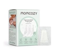 Momcozy Baby Finger Toothbrush, Wipes Tongue Cleaner Infant Oral 30 Count | Waterproof Layer, Soft Woven Gauze, Individual Packs, Dual Use Wet Dry, Portable Size