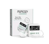 Momcozy Baby Nasal Aspirator - Electric Nose Sucker with 9 Suction Levels, Night Light, Nursery Rhyme Function & Food-Grade Silicone Tips