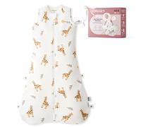 momcozy Baby Sleeping Bag 6-12 Months, 1.5 TOG Sleep Sack with Snap-Fit Adjustable Design, Two-Way Zip, Soft Bamboo Fabric, Giraffe, M