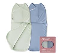 momcozy Baby Swaddle 0-3M/3.5-6.5kg, Size 68x28cm, 2-Pack, Serenity