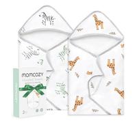 momcozy Best Wishes Baby Towel with Hooded-Original Design Baby Towel Set -Soft & Absorbent- Shower Gifts or Bath Essential for Infant, Newborn, Toddler, 89cm x 89cm