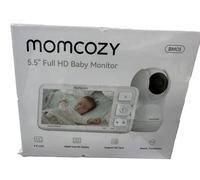 Momcozy BM03 Video Baby Monitor - 5.5" LCD Screen, White