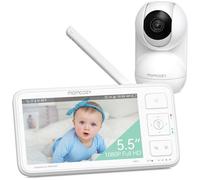 Momcozy BM03 Video Baby Monitor - 5.5" LCD Screen, White