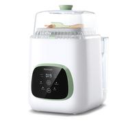Momcozy BS03 Full-Automatic Baby Bottle Washer & Sterilizer (Includes 60 Cleaning Tablets) - White-Green， gifts for mom