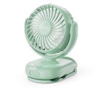 Momcozy Clip-On 4-Speed Stroller Fan | Color: Green