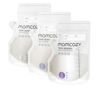 Momcozy Easy Pour Breastmilk Storage Bag, 250ml, Temp-Sensing Color Change, 120 Count Milk Bag with Self Standing for Breastfeeding, No Leak Presterilized for Freezer, Recyclable & BPA Free