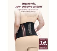 Momcozy Ergowrap Back Support Belt | Color: Black | Size: L