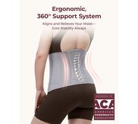 Momcozy Ergowrap Back Support Belt | Color: Gray | Size: L