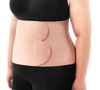 momcozy Ergowrap Postpartum Belly Band, 3D Abdomen Lifting & Ergonomic Back Support Abdominal Binder, Seamless & Invisible Wrap Shapewear for Postpartum C-Section Recovery, Daily Wear, Exercise