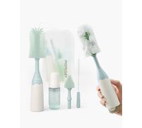 Momcozy Innovative Push-Press Design Bottle Brush Kit | Color: Green