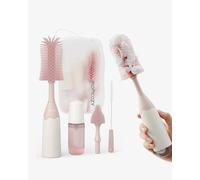 Momcozy Innovative Push-Press Design Bottle Brush Kit | Color: Pink