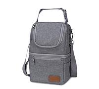 momcozy Insulated Baby Bottle Bag, Multi-Function Breastmilk Cooler Bag & Lunch Bag, Fit as Wine Carrier or for Milk Bottles Like Dr. Brown, Comotomo, Philips Avent, Nuk, Lansinoh, etc.